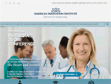 Tablet Screenshot of americanmeditation.org